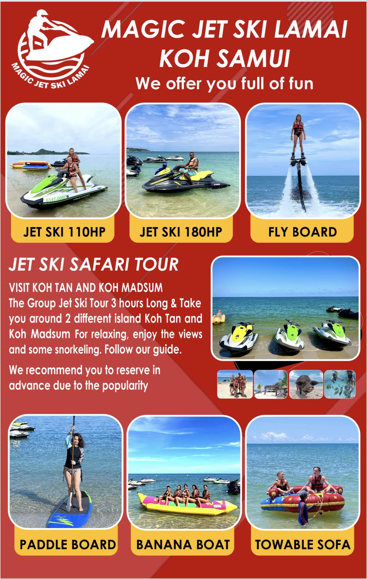 Magic Jet Ski Lamai highlight 2